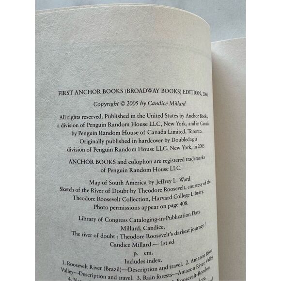 The River of Doubt Theodore Roosevelt darkest journey NY Times Bestseller - Picture 2 of 6